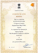 Gujarat Tourism Certificate